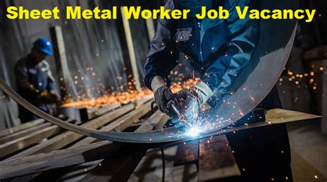 sheet metal worker vacancy|sheet metal workers wanted.